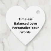 I Love You To The Moon And Back Timeless Love Styl Geschenkanhänger (Rückseite)