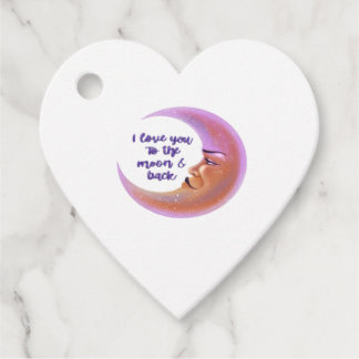 I Love You To The Moon And Back Timeless Love Styl Geschenkanhänger