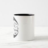 I love you to the moon and back zweifarbige tasse (Mittel)