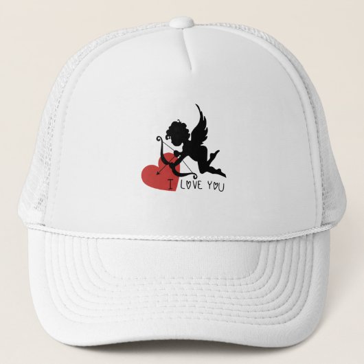 I LOVE YOU Trucker Hat Truckerkappe (Vorderseite)