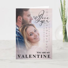 I love You Valentine’s Day Photo  Karte