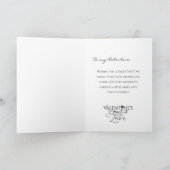 I love You Valentine’s Day Photo  Karte (Innenseite)