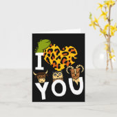 I Love You Valentines Day Romance For Karte (Gelbe Blume)