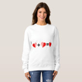 I love you women's day sweatshirt (Vorne ganz)