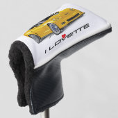 I LOVETTE® EINZIGARTIGES Auto-Kunst-Design Golf Headcover (3/4 Vorderseite)