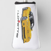 I LOVETTE® EINZIGARTIGES Auto-Kunst-Design Golf Headcover (Rotieren 90)