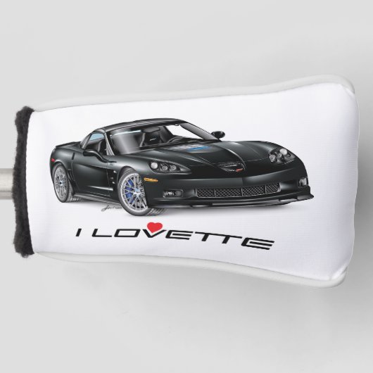 I LOVETTE® UNIQUE Auto Art Design Golf Headcover (Vorderseite)