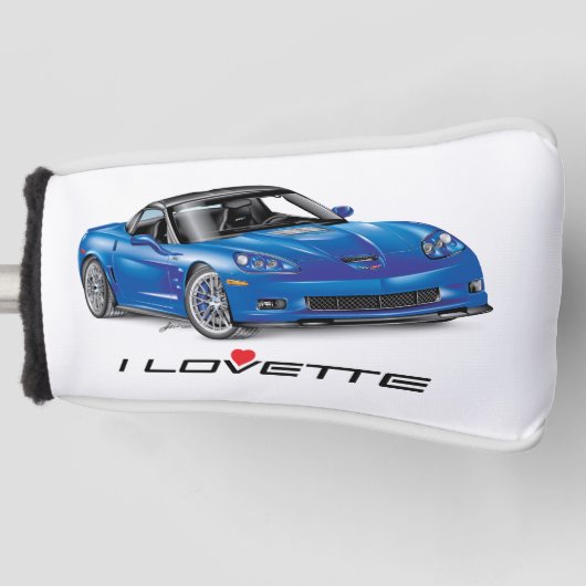 I LOVETTE® UNIQUE Auto Art Design Golf Headcover (Vorderseite)