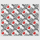 I LOVGE GROSSER HINTERN GESCHENKPAPIER (Flach)