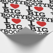 I LOVGE GROSSER HINTERN GESCHENKPAPIER (Ecke)