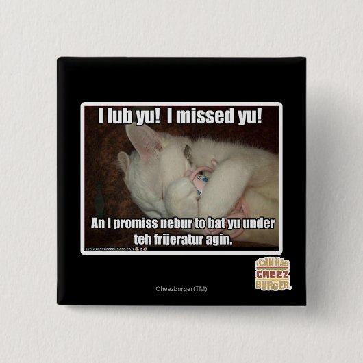 I lub Yu! Ich verfehlte Yu! Button (Vorderseite)