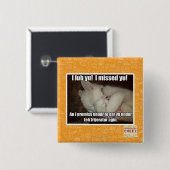 I lub Yu! Ich verfehlte Yu! Button (Vorne & Hinten)