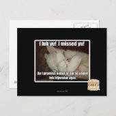 I lub Yu! Ich verfehlte Yu! Postkarte (Vorne/Hinten)