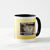 I lub Yu! Ich verfehlte Yu! Tasse (VorderseiteRechts)