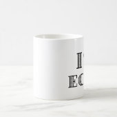 I LubDub Echo-Rot Kaffeetasse (Mittel)
