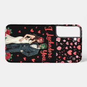I Luchadore You Valentine Samsung Galaxy Hülle (Rückseite (Horizontal))