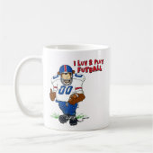 I Luv 2 Spiel Futball Bär Kaffeetasse (Links)