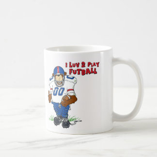 I Luv 2 Spiel Futball Bär Kaffeetasse