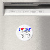 I LUV BEEF MAGNET (In Situ (Geschirrspüler))