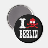 I LUV BERLIN MAGNET (Vorderseite/Rückseite)