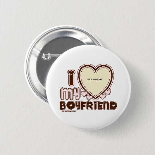 i luv braun bf button (Vorne & Hinten)