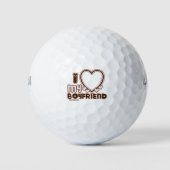 i luv braun bf golfball (Vorderseite)