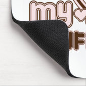 i luv braun bf mousepad (Ecke)