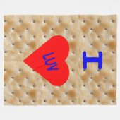 I LUV CRACKERS FLEECEDECKE (Vorderseite (Horizontal))