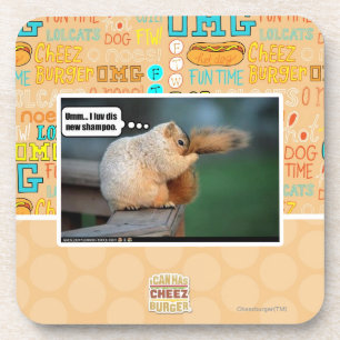 I luv DIS neues Shampoo Getränkeuntersetzer