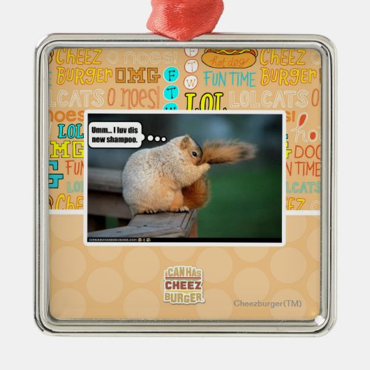 I luv DIS neues Shampoo Ornament Aus Metall (Vorne)