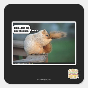 I luv DIS neues Shampoo Quadratischer Aufkleber