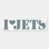I Luv Jets Autoaufkleber (Vorne)
