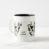 I LUV KÜHE, TASSE (Vorderseite Links)