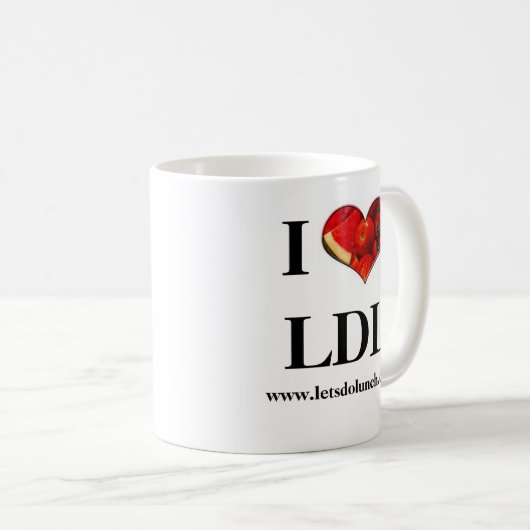 I Luv LDL Tasse (VorderseiteRechts)