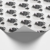 I Luv mein Mops Geschenkpapier (Ecke)
