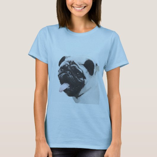 I Luv mein Mops T-Shirt (Vorderseite)