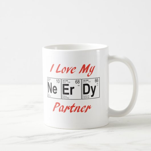 i luv meine Nerd Tasse (Rechts)