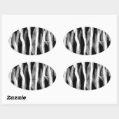 I Luv Pattern!_ Ovaler Aufkleber (Blatt)