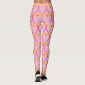 I luv Rosa /Kompression Fit Leggings (Rückseite)