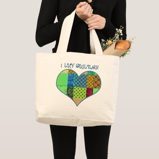 I LUV STEPPENDE TASCHE - DIE SAMMLUNG QUILTER (Vorderseite (Produkt))