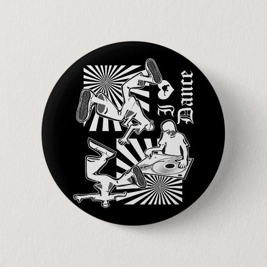 I LUV Tanz-w Button (Vorderseite)