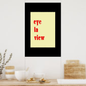 I LUV U Card Poster (Küche)