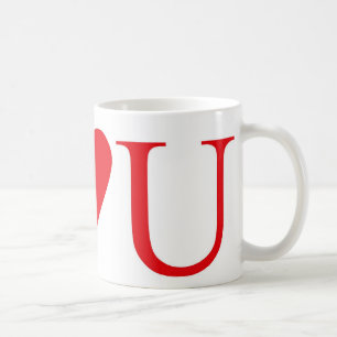 I LUV U KAFFEETASSE