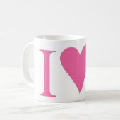 I LUV U KAFFEETASSE (Vorderseite Links)