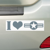 I Luv USA Autoaufkleber (Auf Auto)