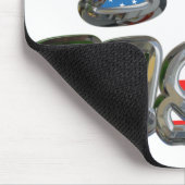 I Luv USA Mousepad (Ecke)