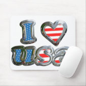 I Luv USA Mousepad (Mit Mouse)