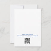 I LUV YOU Teddy Bear Valentine Card Dankeskarte (Rückseite)