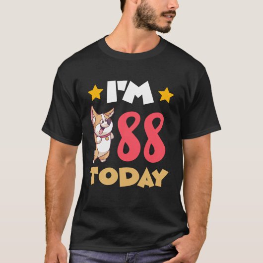 I m 88 Today T-Shirt (Vorderseite)