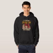 I m A Book Dragon Not At Work Bookreading Reader Hoodie (Vorne ganz)